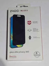 ZAGG invisibleShield Glass Elite Privacy Screen Protector for iPhone 14 Pro