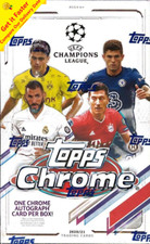 2020-21 Topps Chrome UEFA Champions League Soccer Sealed Hobby Box NEW