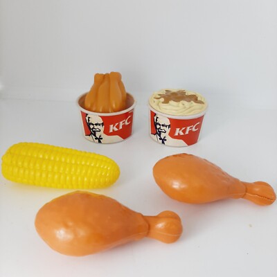 Vintage Kentucky Fried Chicken KFC Pretend Playfood Pieces 