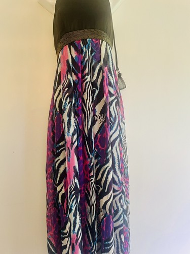 Stunning Forever Unique beaded Maxi Dress, UK 12c BNWT - Picture 4 of 10