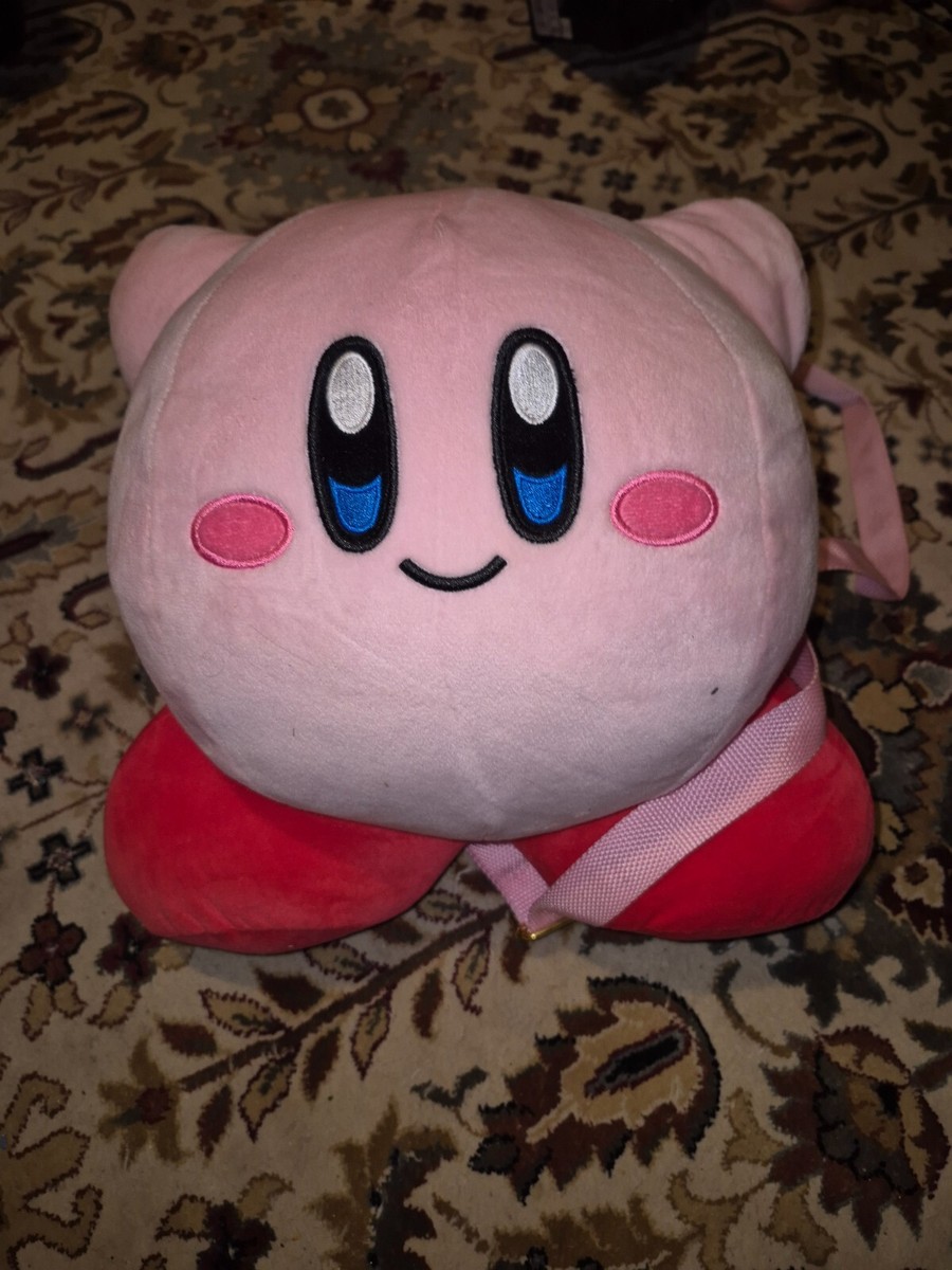 KIRBY PLUSH BACKPACK NEW WITH TAGS NINTENDO BIOWORLD Bioworld Nintendo Kirby Character Backpack 12” HAL  main image 3