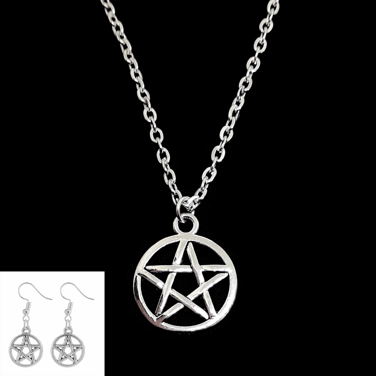 6 Ciondoli A Forma Di Stella In Argento 925 Sterling - Piccole E Grandi Stelle Per Creare Collane, Bracciali E Orecchini Fai Da Te
