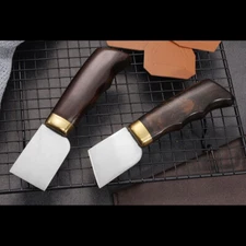 Leather Craft Cutting Skiver Blade Knife Cutter Diy Tools Blackwood Handle