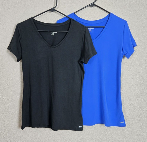 Amazon Essentials Damen 2 dehnbare Kurzarm T-Shirts Größe Small Neu #1T2275