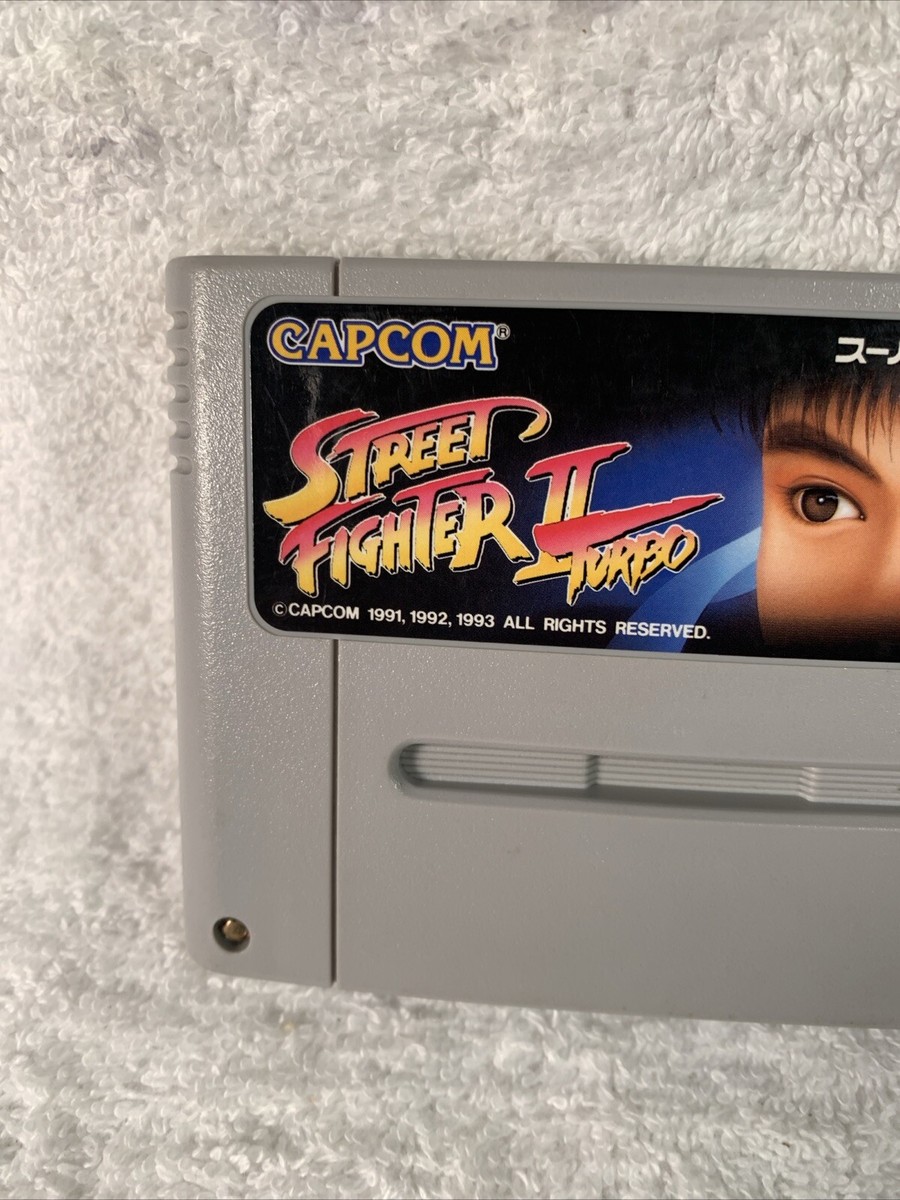 SNES Street Fighter II Turbo Japanese Import Nintendo Capcom '93