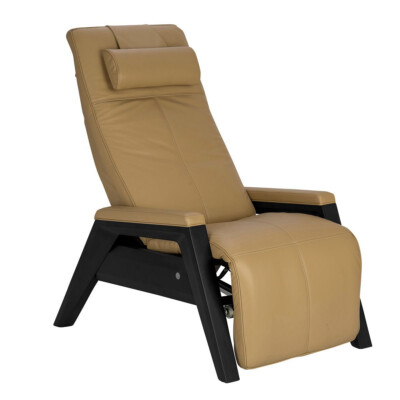 Human Touch Gravis ZG Zero Gravity Recliner Massage Chair Sand Leather