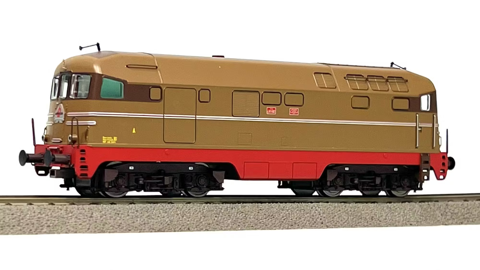 Os.kar 1020 D341 4001 Prototype Ansaldo, livery chestnut/isabella, dep. Bari