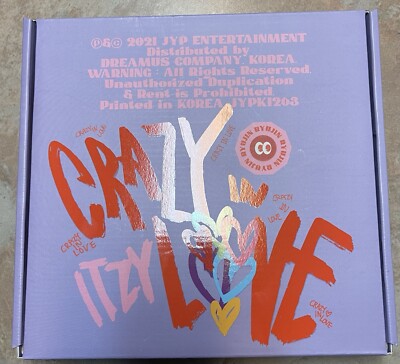 Itzy Crazy In Love Album Ryujin Version JYP Entertainment 2021 Kpop Midzy