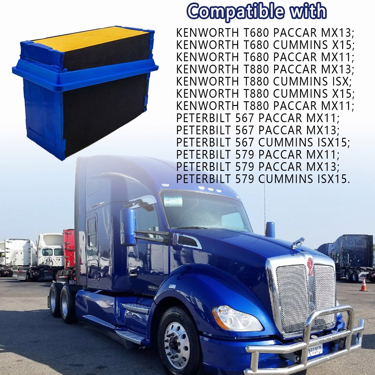 P621725 Engine Air Filter Fit for Kenworth T680 T880