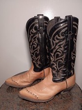 Vintage Tony Lama Womens Leather Western Cowboy Size 6M Style 1034 Boots