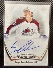 2021-2022 sampo ranta future watch autographe 