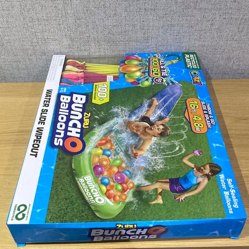Zuru Bunch of Balloons Water Slide Wipeout Garden Toy Plus 100 Self