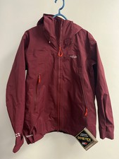 Rab Women's Kangri Gore-tex Hard Shell Jacket - X-small - Burgundy