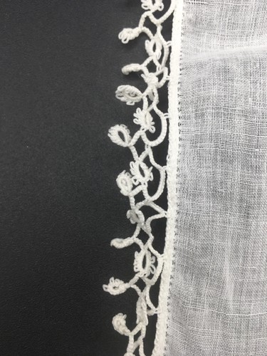 Antique Art Deco Embroidery And Lace Linen Hanky/Handkerchief Wedding - Picture 6 of 8