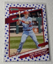 2021 Donruss Baseball Base Independence Day #201 Paul Goldschmidt - Cardinals
