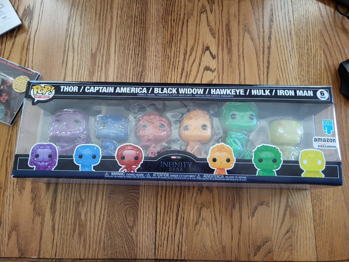 Funko Pop! Art Series Infinity Saga Avengers 6-Pack Marvel Amazon