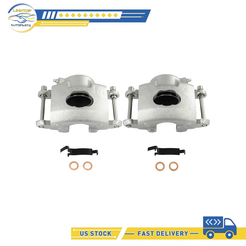 Par de pinças de freio dianteiras para Pontiac Grand Am 1973-1975 Grand Prix 1973-1976 - Imagem 2 de 4