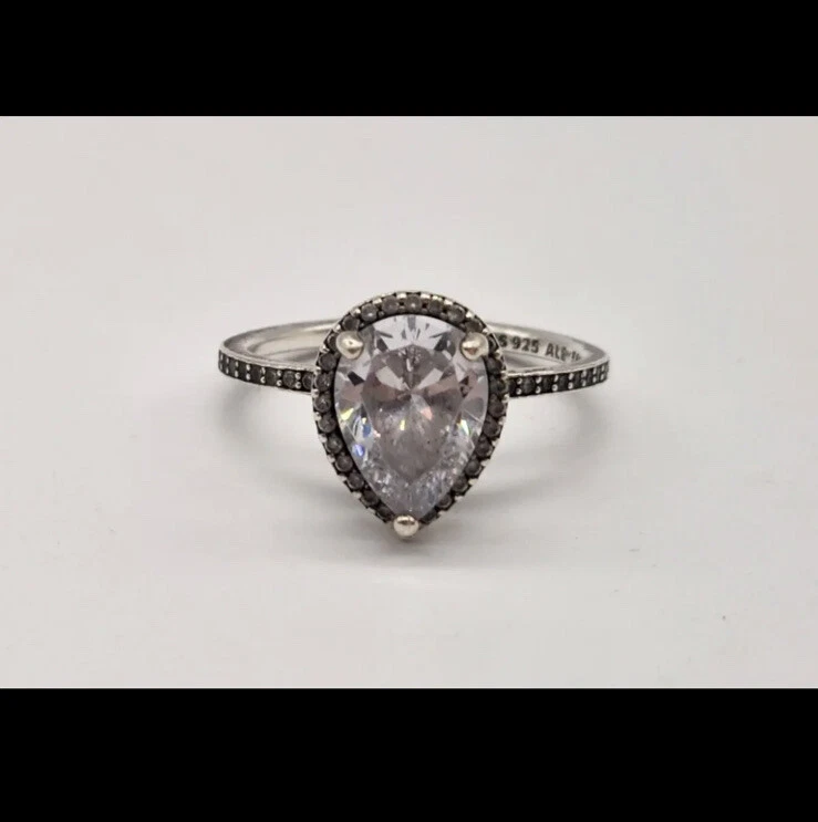 PANDORA Radiant Teardrop Women s Ring PANDORA s925 Size 5 eBay