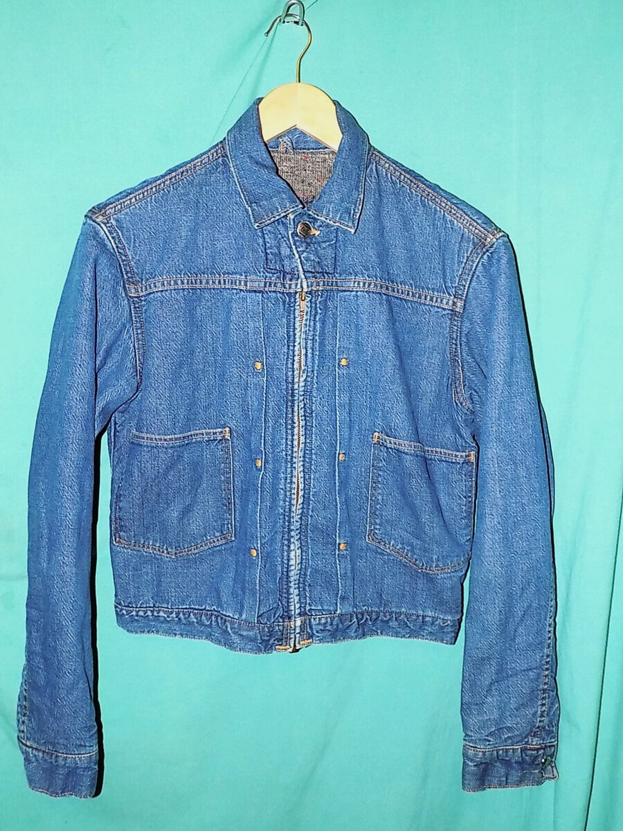 RARE! Vtg 50s MONTGOMERY WARD 101 DENIM JACKET, BLANKET RARE! Vtg 50s MONTGOMERY WARD 101 DENIM JACKET, BLANKET