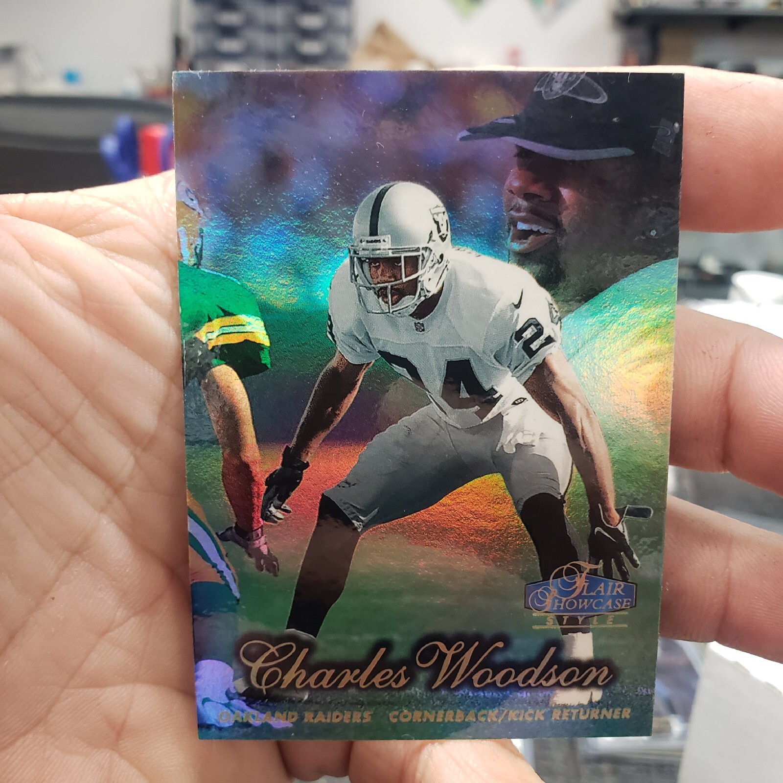 1998 Flair Showcase Row 2 Charles Woodson Rc # 28