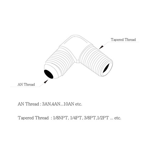 4AN 27.5" M12x1.5mm For SAAB VOLVO TD04L TD04HL&HX35 HX40 oil feed line w/ 1/8PT - Picture 4 of 4