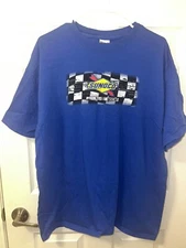 Sunoco Official Fuel Of NASCAR Racing T-shirt Blue - Gildan - Size XL