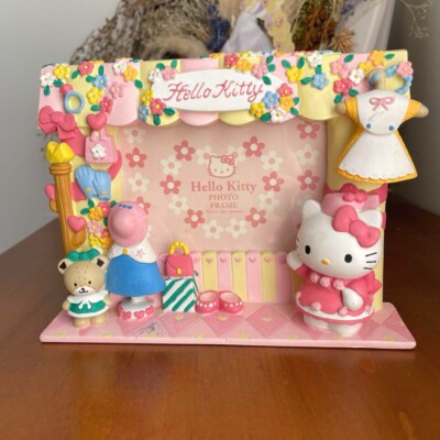 [Made in 1997] Hello Kitty photo Pottery frame kawaii