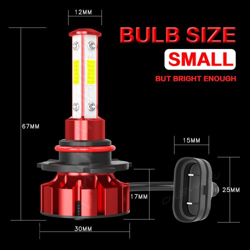 Para GMC Savana 2500 1996-15 LED Faro de Luz Baja Bombillas de Niebla Kit - Imagen 2 de 12
