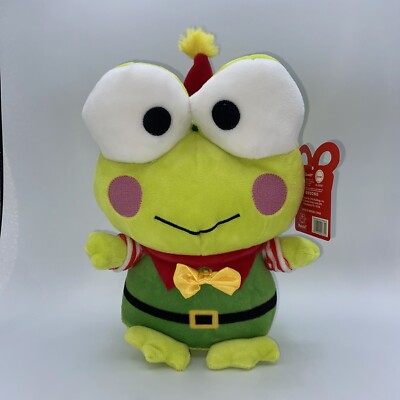 Sanrio Hello Kitty & Friends 9'' Keroppi Elf Outfit Holiday Christmas NWT