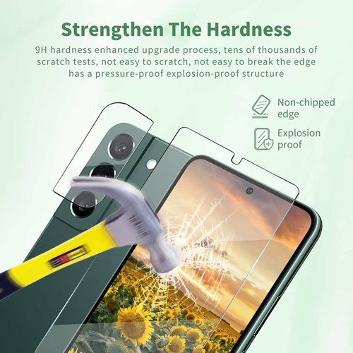 Protector de pantalla de vidrio templado para Samsung Galaxy S23 S22 S21 S20 Ultra Plus EE. UU. - Imagen 11 de 36