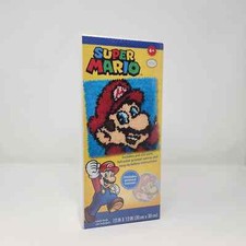 NEW Dimensions Super Mario Nintendo Latch Hook Rug Kit 12X12" 72-75279 2017