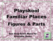 Playskool Vintage Play Friends & Familiar Places Blockhead Figures & Parts-Pick!