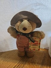 Dudley Furskin Furskins Bear Wendy's Promo 7" Plush Toy w/tag Vintage 1986