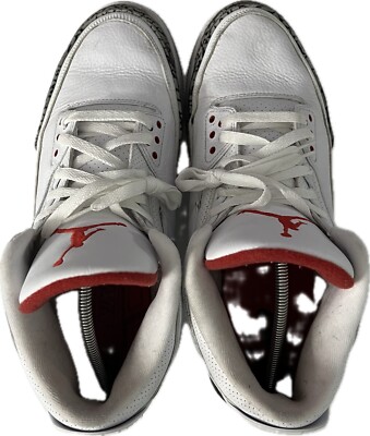 2017 Nike Air Jordan 3 Retro NRG Free Throw Line Basketball 923096-101 Size 14 2017 Nike Air Jordan 3 Retro NRG Free Throw Line Basketball  main image 4
