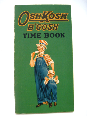 50s〜60s OSH KOSH B’GOSH USA製 襤褸 アートピース OshKosh B'Gosh Advertising Time Book from 