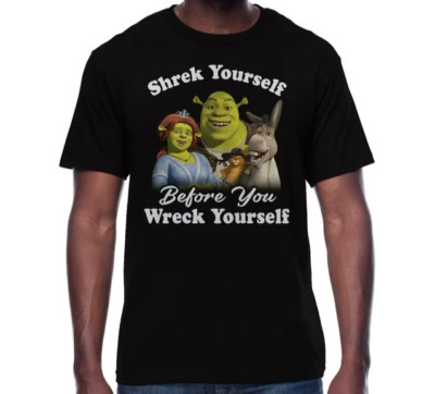 Shrek Before You Graphic Tee Shirt, Shrek Yourself New