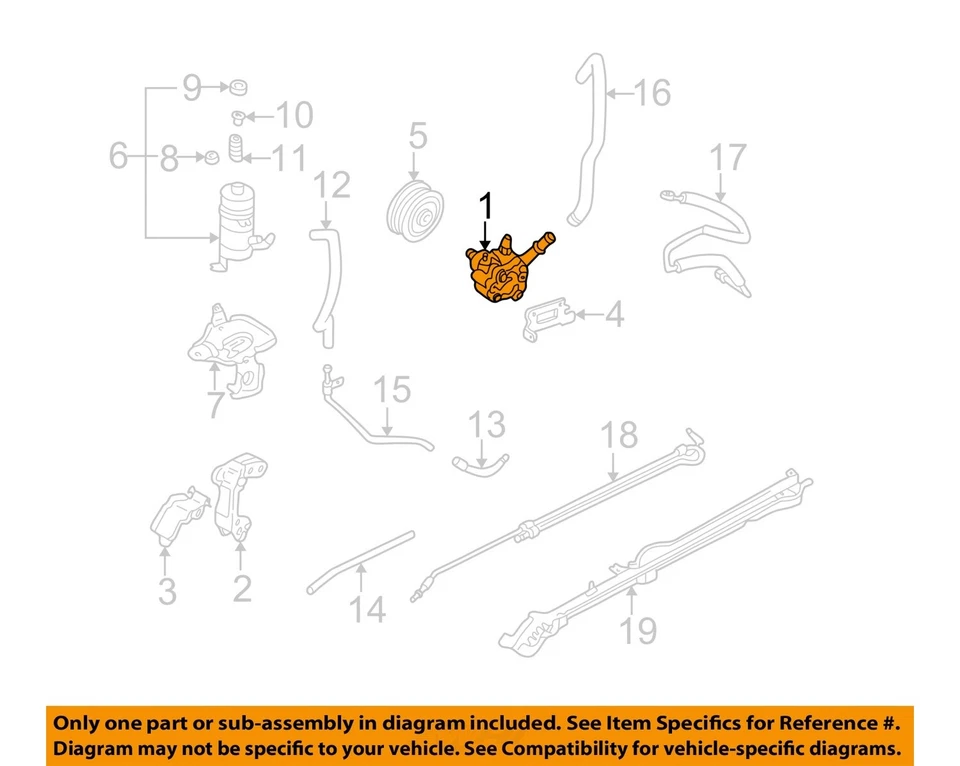Bomba de dirección asistida usada se adapta a: Mazda MILLENIA 2300 2002 grado A Foto 3 de 4