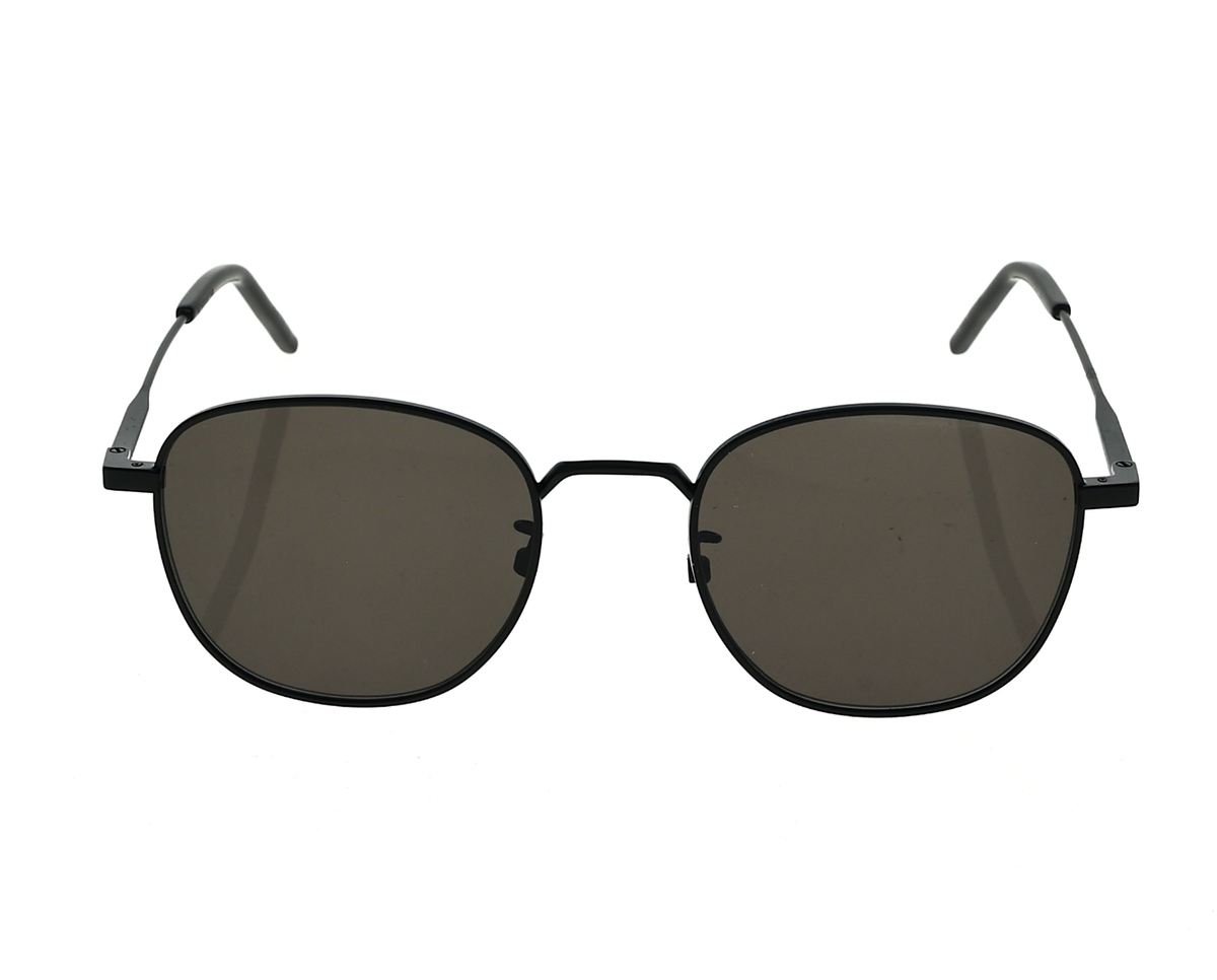 Saint Laurent Round 50mm Metal Black Sunglasses R1526 | eBay