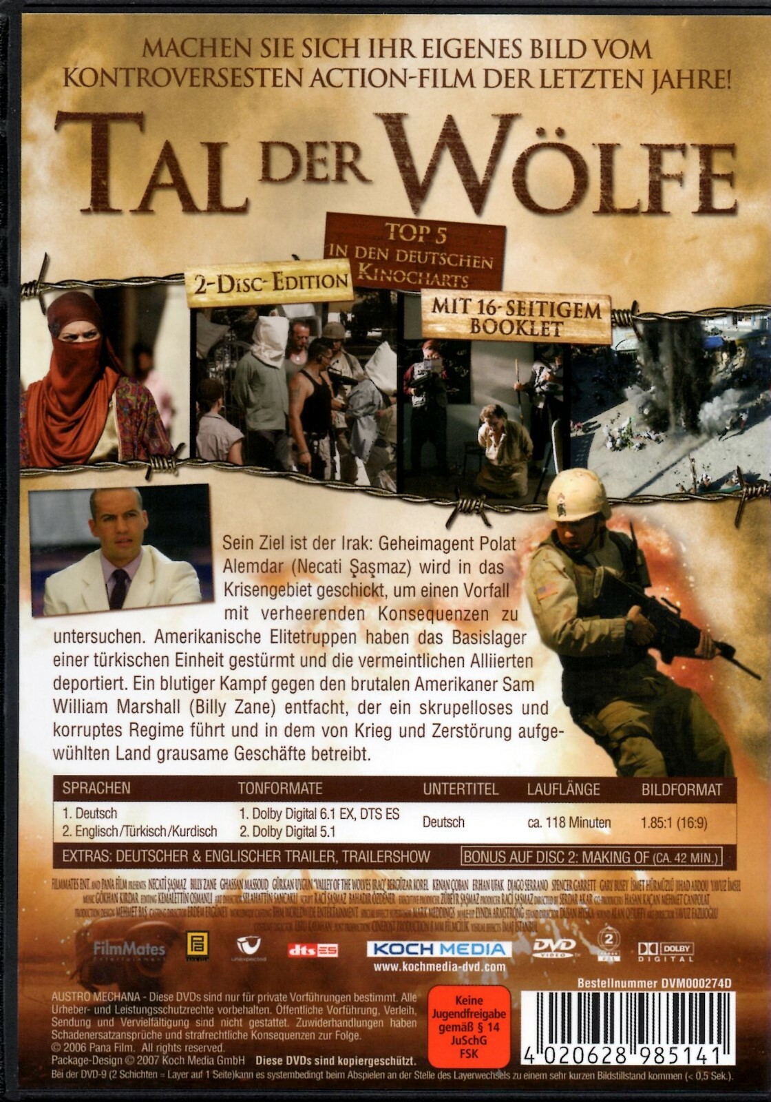 TAL DER W LFE Irak USA DVD Mit Booklet Deutsch Englisch T rkisch tal-der-w-lfe-irak-usa-dvd-mit-booklet-deutsch-englisch-t-rkisch