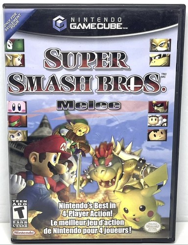 Super Smash Bros Melee (Nintendo GameCube, 2001, Ntsc, CIB, NGC) Cad - Picture 4 of 12