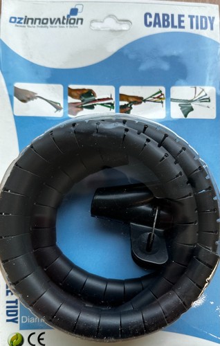 Cable Tidy Spiral Ozinnovation Computer Organizer TV Cord Storage - Picture 5 of 6