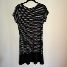 Michael Kors Women's Black Polka Dot Dress Size Small