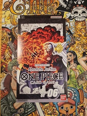 bandai trading card games one piece absolute justice starter deck Game - [OP-ST12] Zoro & Sanji Japanese Control the cost to defeat your opponent One Piece Absolute Justice Starter
