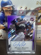 2025 Topps Pristine Baseball Hanley Ramirez Purple Pristine AUTO #PA-HR Encased