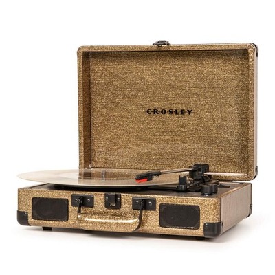 GOLD Crosley 100th Anniversary Ltd Ed Cruiser Deluxe Portable Turntable EX Cond