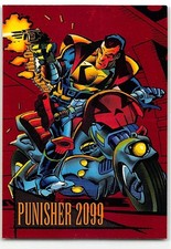 1993 Skybox Marvel Universe #6 Punisher 2099 Red Foil Card NM/M
