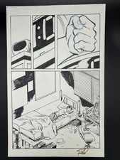 Original Comic Art Page 1 'Reaper' Rare Unpublished Comic Art by Scott Reed 2005