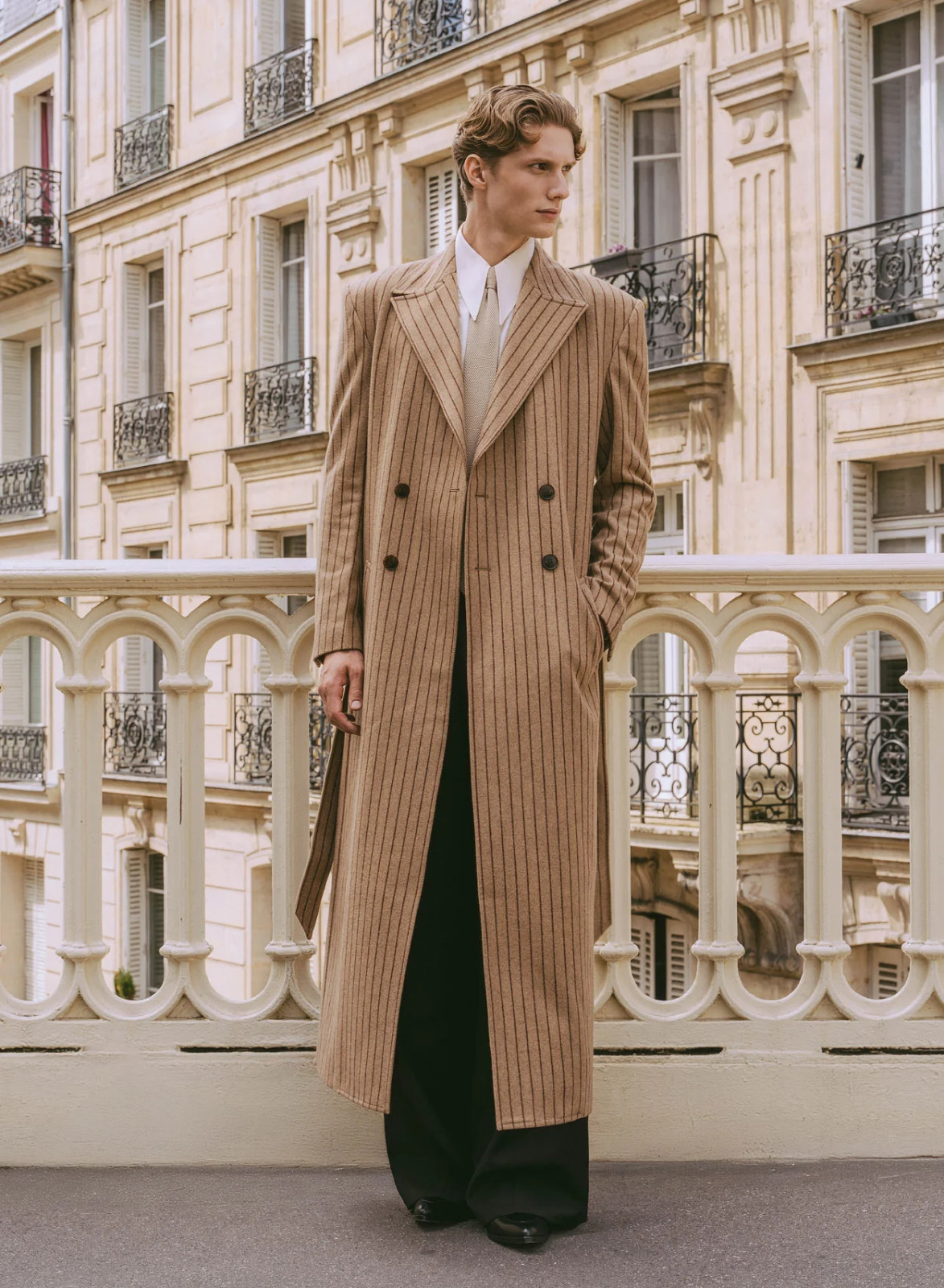 Phix Kensington Coat in Beige Mens S
