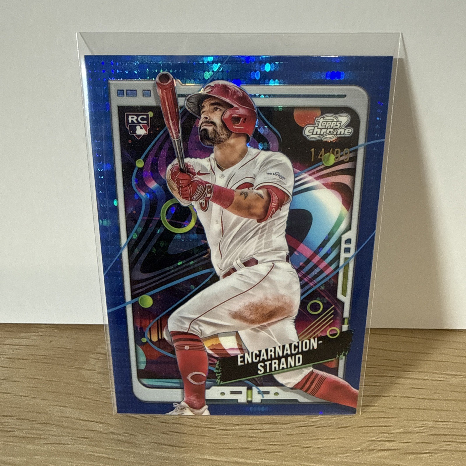 2024 Topps Cosmic Chrome #33 Christian Encarnacion-Strand Blue Moon /99 RC