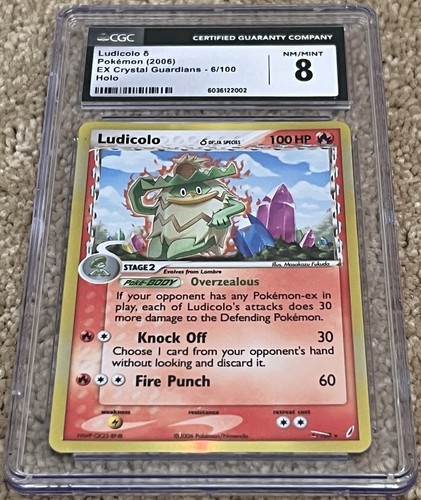 Ludicolo δ graded CGC 8 for sale on eBay